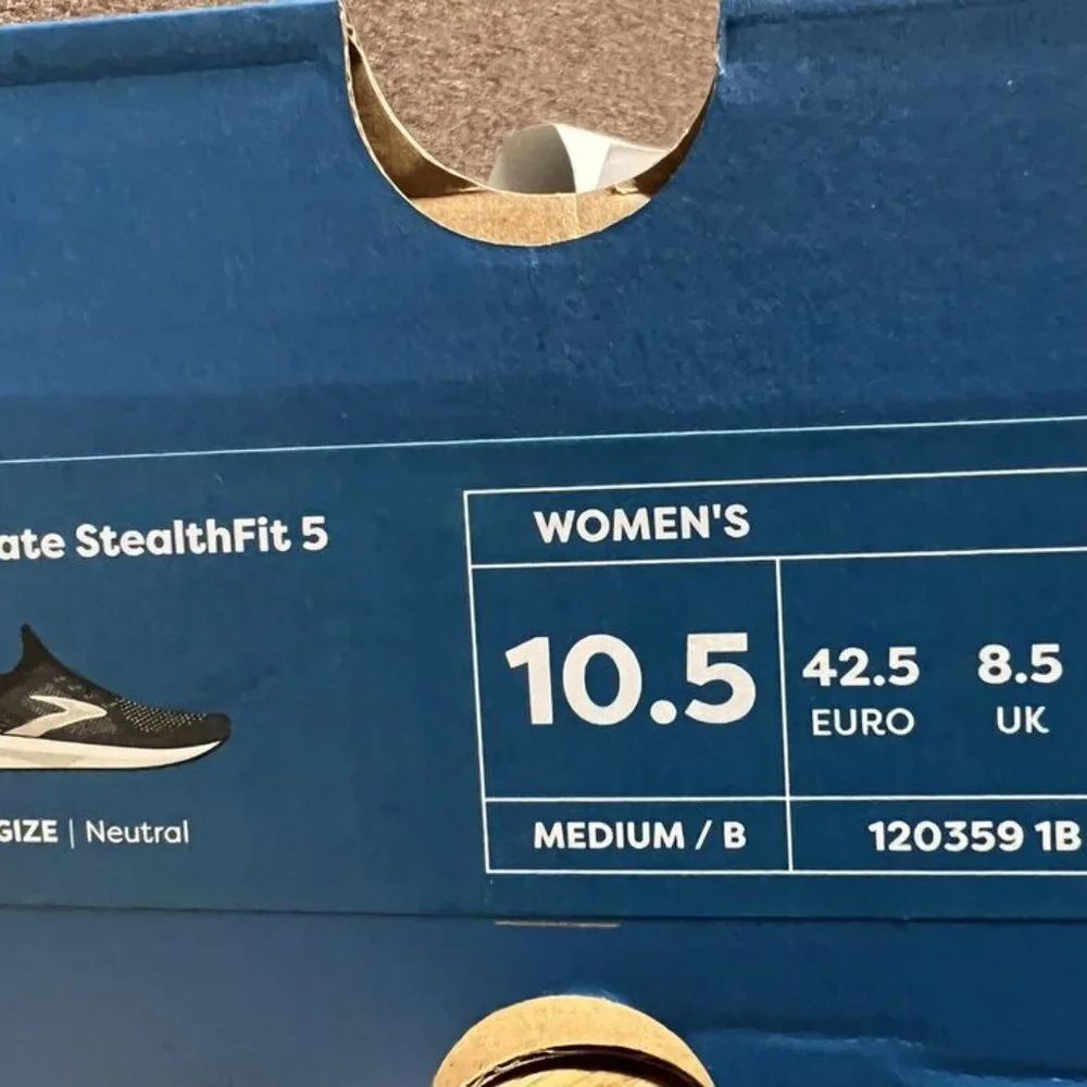 Brooks Womens Levitate Stealthfit 5 Running Shoe Black Size 10.5 M